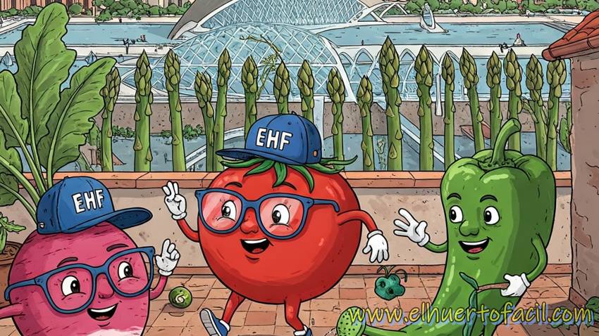 guía de espárragos