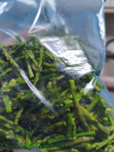 congelar espárragos para conservarlos