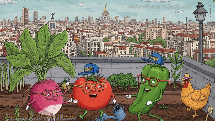 huertos urbanos en Madrid